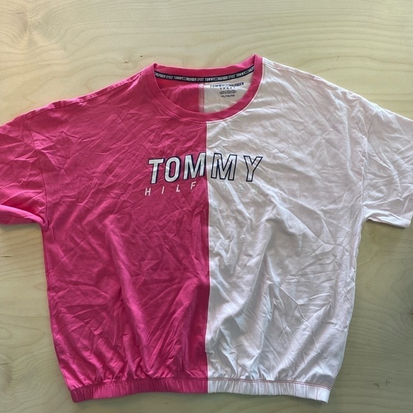 Tommy Hilfiger Cropped Tee size XL (E) - Picture 1 of 10